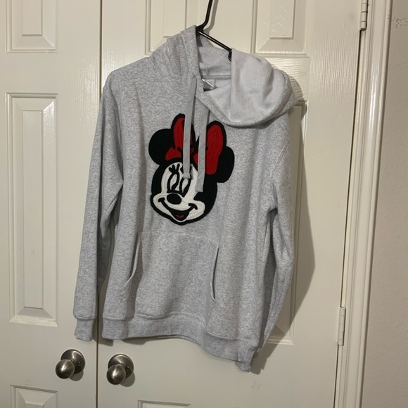 Disney Tops - Disney Women's Grey Minnie Mouse Hoodie.